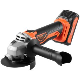 VEVOR Cordless Angle Grinder Kit For 4-1/2'' 9000 rpm, Cordless Electric Grinder Power with 20V Fast Charger for Cutting, Polishing, Grinding