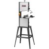 VEVOR Band Saw with Stand, 10-Inch, 560 & 1100 RPM Two-Speed Benchtop Bandsaw