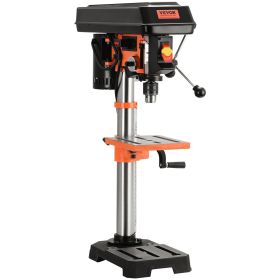 VEVOR 10'' 5-Speed Benchtop Drill Press Cast Iron Drill Press 3.2A 610-2800RPM