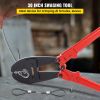 VEVOR Hand Swager Crimper 30 Inch ,Swaging Tool for 5/32" 1/4" 5/16" Wire Rope,Hand Cimping Tool for Copper Aluminum Oval Sleeves and Stop Sleeves