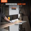 VEVOR Band Saw with Stand, 10-Inch, 560 & 1100 RPM Two-Speed Benchtop Bandsaw