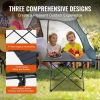 VEVOR Folding Camping Table, Outdoor Portable Side Tables, Lightweight Fold Up Table, Aluminum Alloy Ultra Compact Work Table with Carry Bag