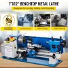 VEVOR Metal Lathe 7"x12",Precision Bench Top Mini Metal Lathe 550W