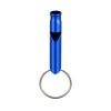 1pc Aluminum Whistle With Keychain; Sturdy Lightweight Whistle; For Signal Alarm; Outdoor Camping; Hiking Accessories