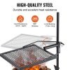 VEVOR Swivel Campfire Grill, Fire Pit Grill Grate over Fire Pits, Heavy Duty Steel Grill Grates, 360° Adjustable Open Fire Outdoor Cooking Equipment